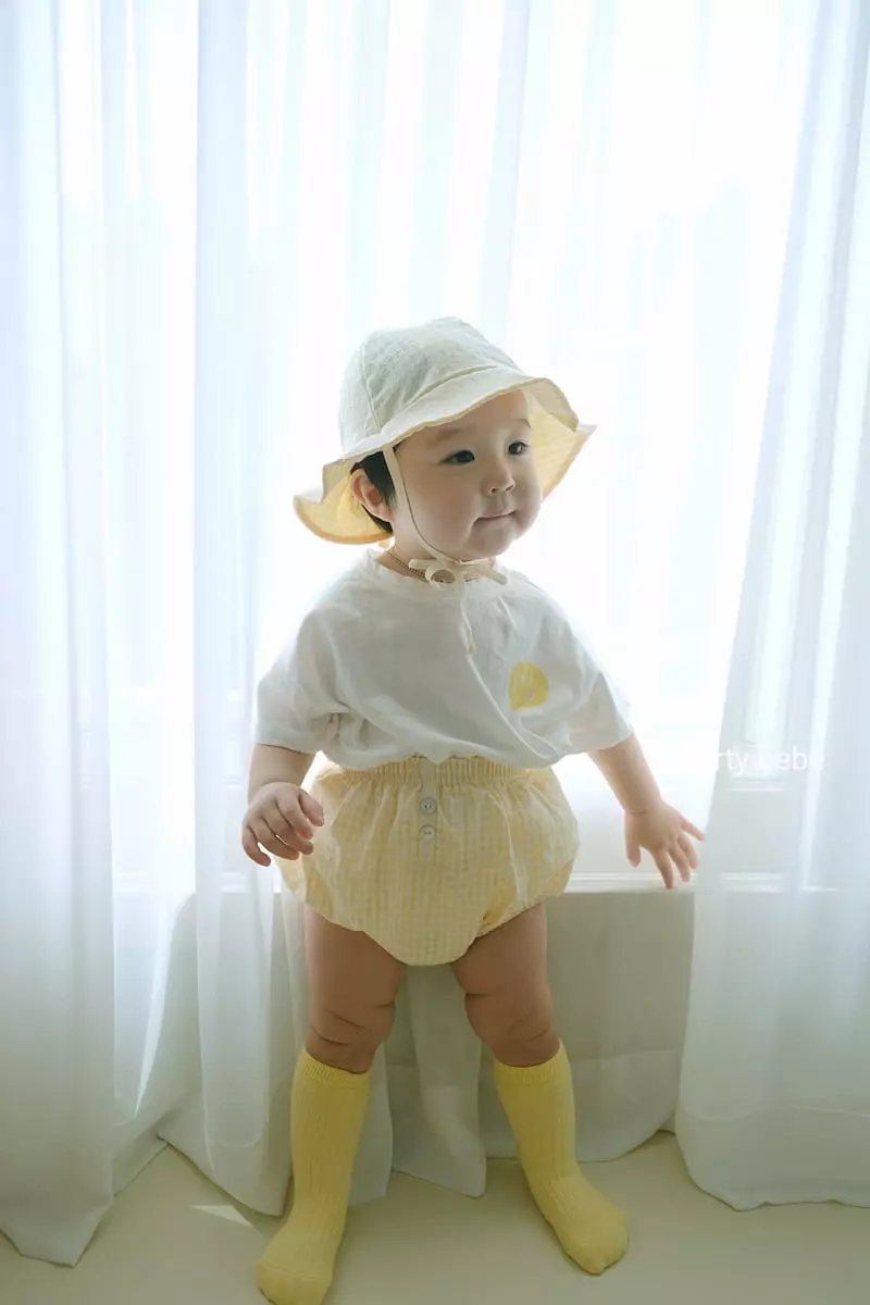 Party Kids - Korean Baby Fashion - #babyboutique - Maman Top Bloomer with Bucket Hat - 6