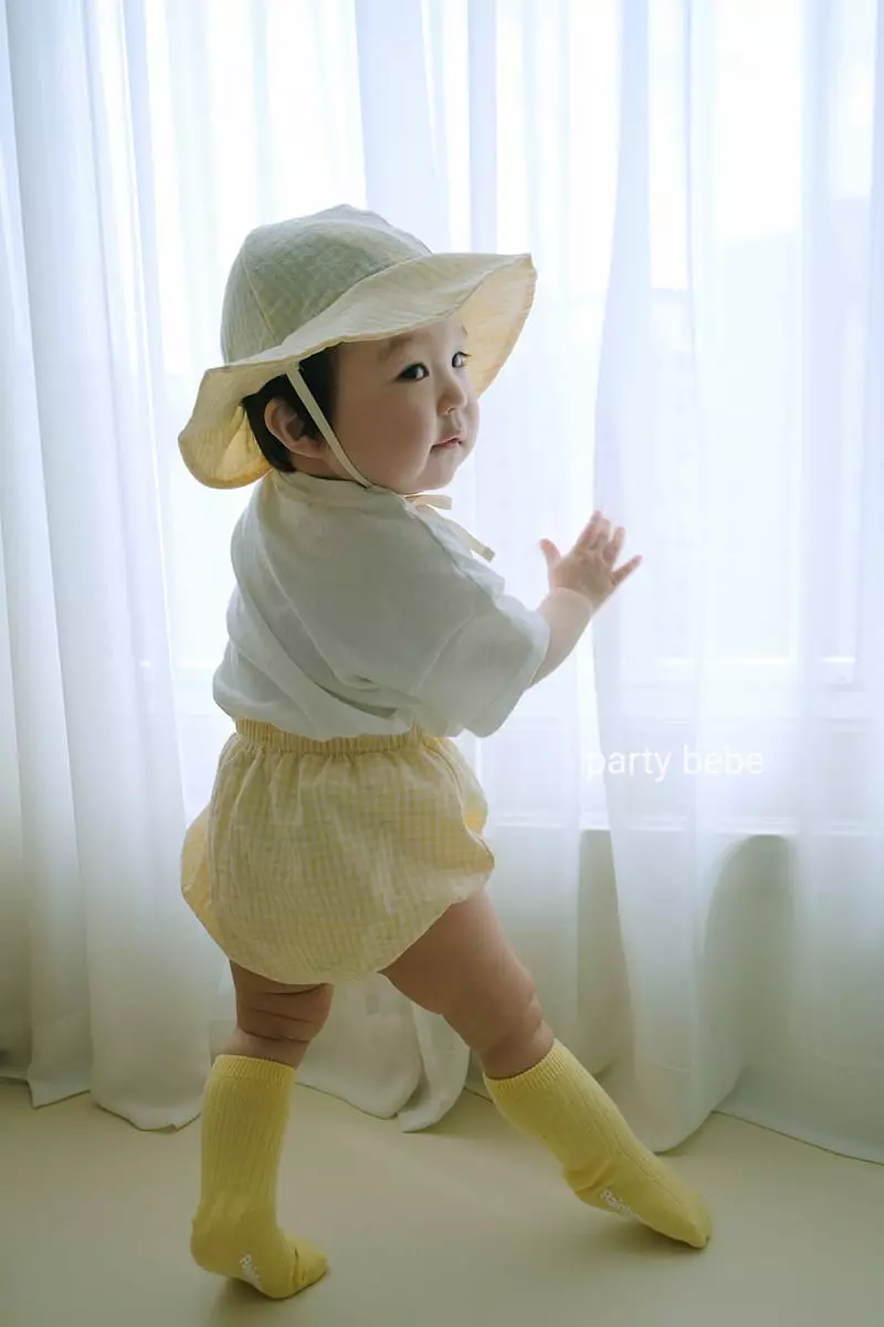 Party Kids - Korean Baby Fashion - #babyboutique - Maman Top Bloomer with Bucket Hat - 7