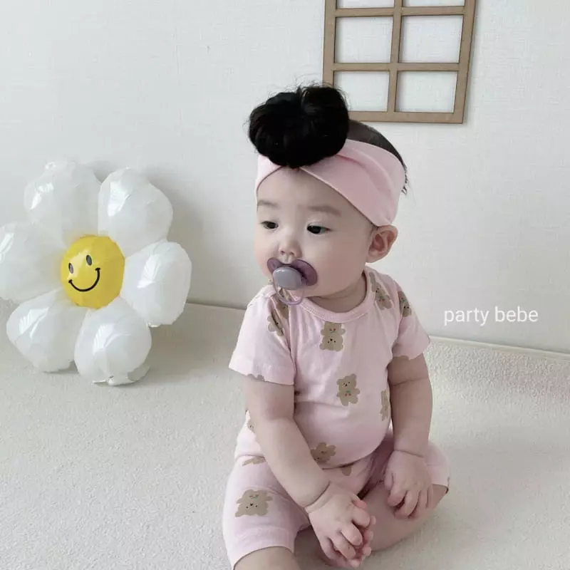 Party Kids - Korean Baby Fashion - #babyboutique - Cherry Bear Easywear