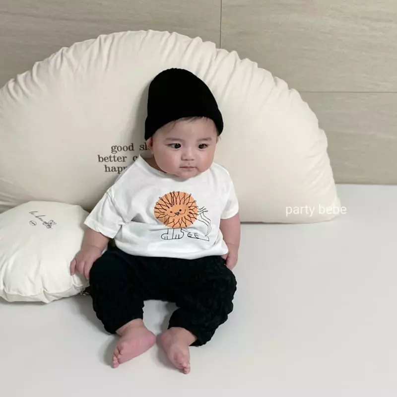 Party Kids - Korean Baby Fashion - #babyboutiqueclothing - Lion Short Sleeves Tee - 3