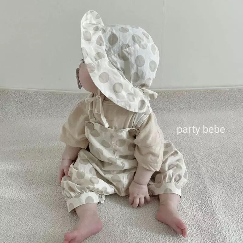 Party Kids - Korean Baby Fashion - #babyboutiqueclothing - Ddo Ddo Overalls with Bucket Hat
