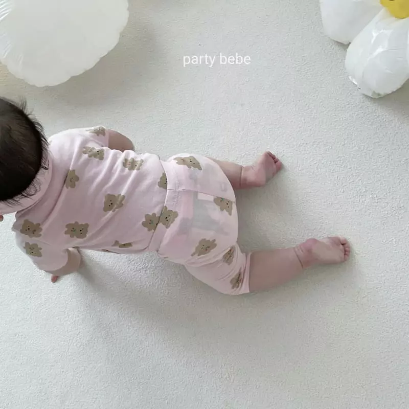 Party Kids - Korean Baby Fashion - #babyclothing - Cherry Bear Easywear - 3