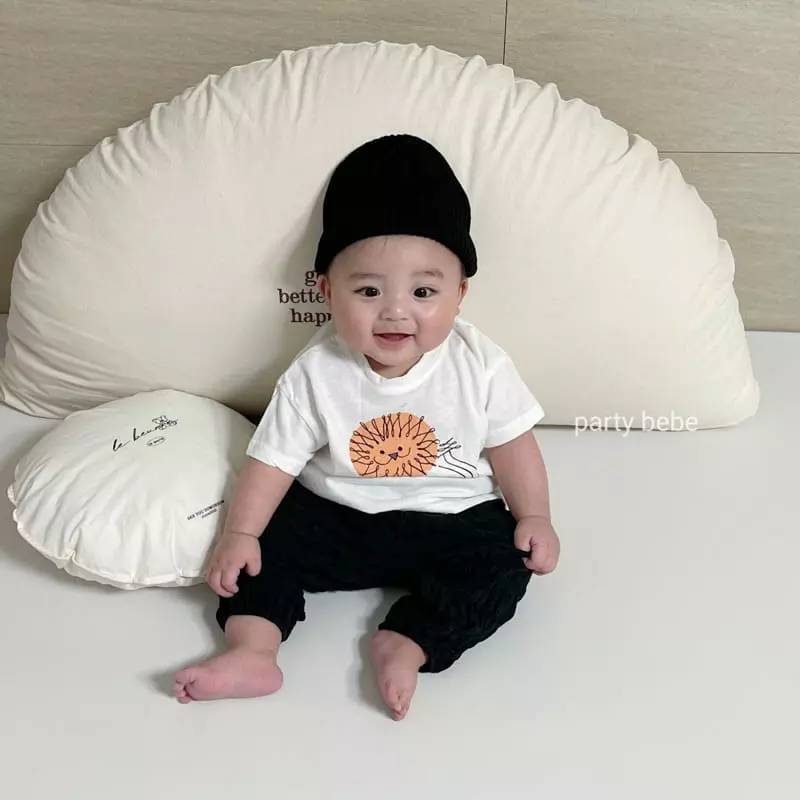 Party Kids - Korean Baby Fashion - #babyboutiqueclothing - Lion Short Sleeves Tee - 4