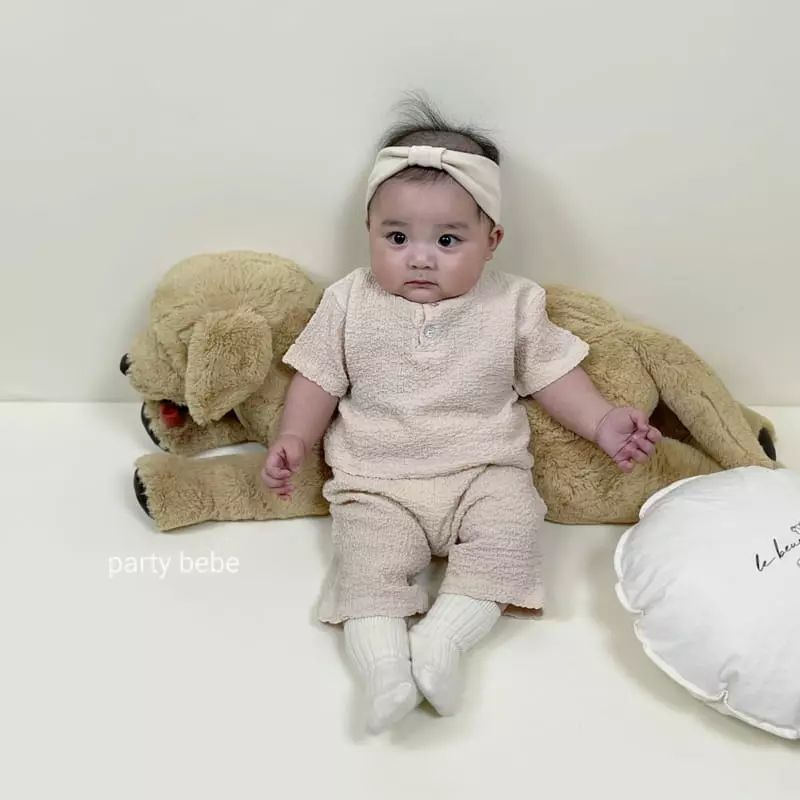 Party Kids - Korean Baby Fashion - #babyfashion - Ice Top Bottom Set - 6