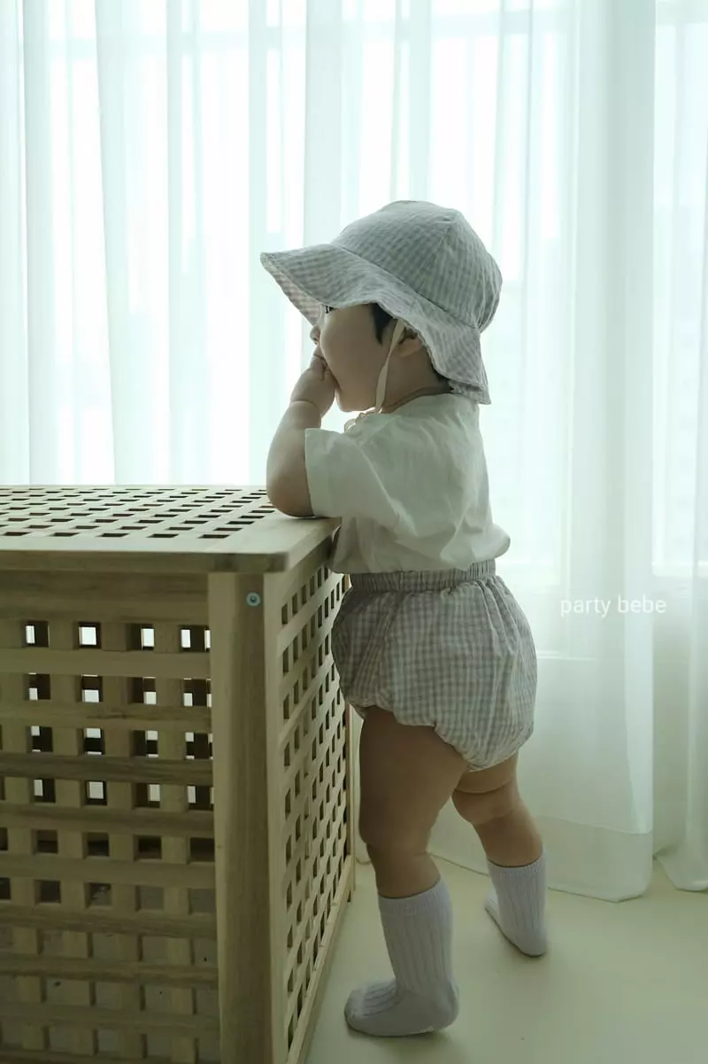 Party Kids - Korean Baby Fashion - #babyfashion - Maman Top Bloomer with Bucket Hat - 10