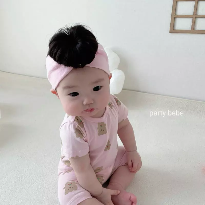 Party Kids - Korean Baby Fashion - #babyclothing - Cherry Bear Easywear - 4