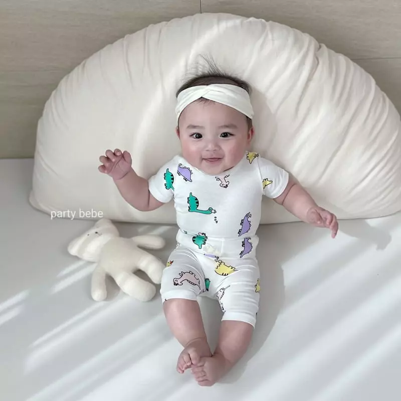 Party Kids - Korean Baby Fashion - #babyfashion - Dino Easywear - 8