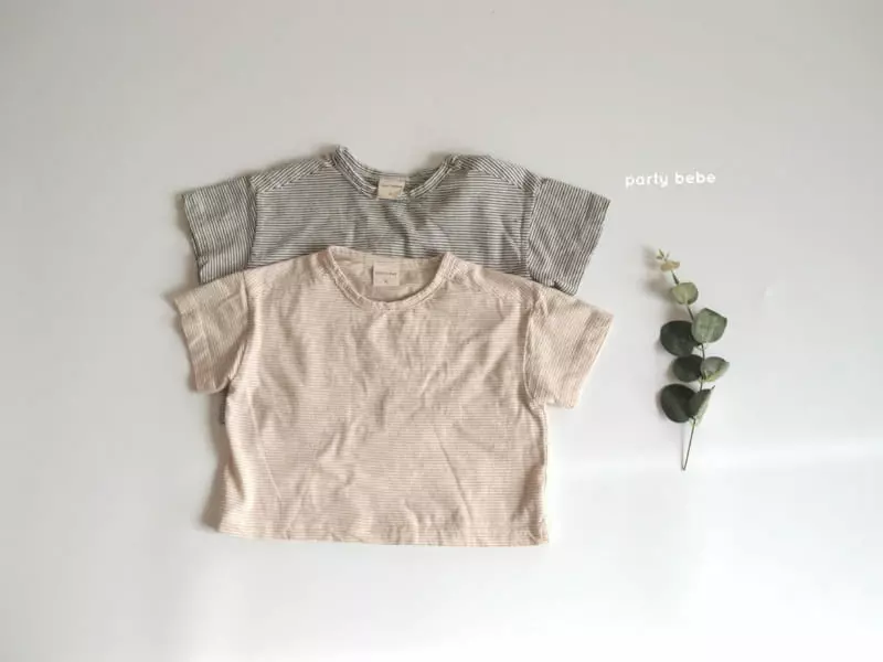 Party Kids - Korean Baby Fashion - #babyfever - Cheese Tee - 11