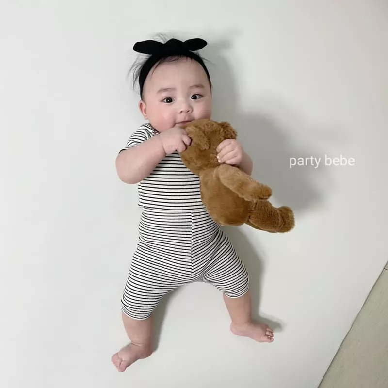 Party Kids - Korean Baby Fashion - #babyfever - Stripes Cong Easywear - 9
