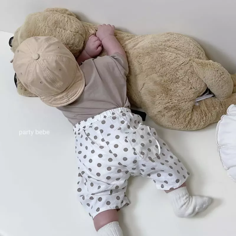 Party Kids - Korean Baby Fashion - #babyfever - Bread Short Sleeves Tee