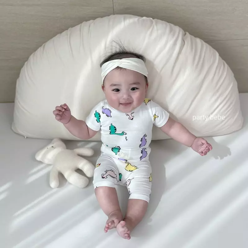 Party Kids - Korean Baby Fashion - #babyfever - Dino Easywear - 9