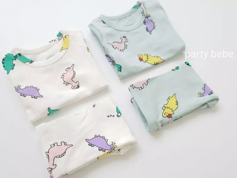 Party Kids - Korean Baby Fashion - #babygirlfashion - Dino Easywear - 10