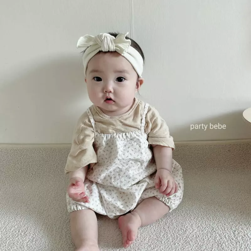 Party Kids - Korean Baby Fashion - #babygirlfashion - Leaf Bodysuit - 3