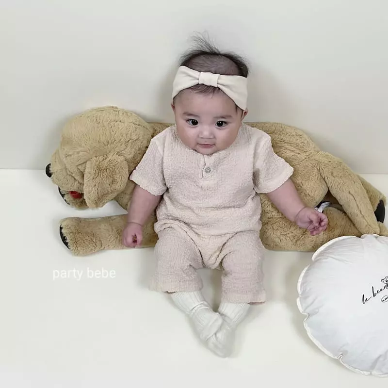 Party Kids - Korean Baby Fashion - #babylifestyle - Ice Top Bottom Set - 9