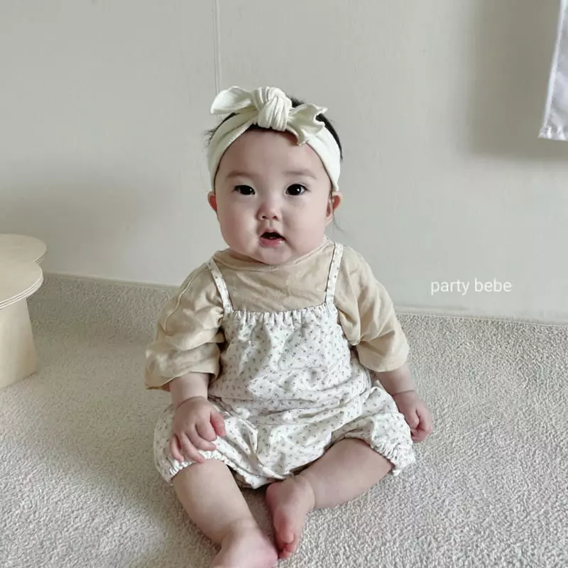 Party Kids - Korean Baby Fashion - #babygirlfashion - Leaf Bodysuit - 4