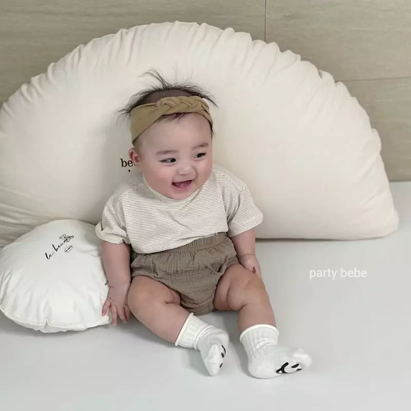 Party Kids - Korean Baby Fashion - #babylifestyle - Pom Pom Bloomer - 3