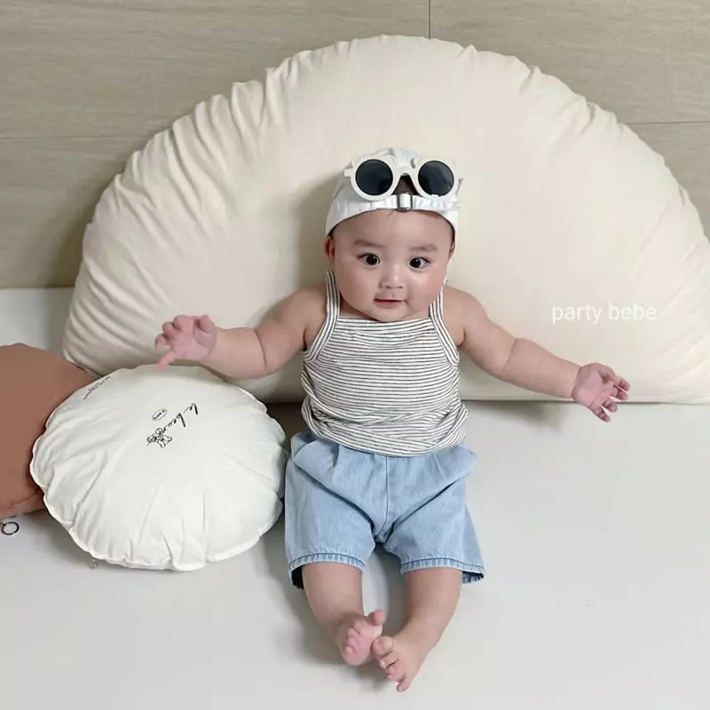 Party Kids - Korean Baby Fashion - #babyoninstagram - Toz String Sleeveless - 3