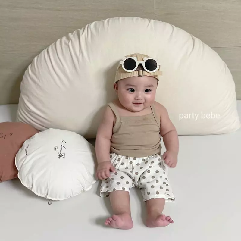 Party Kids - Korean Baby Fashion - #babyoninstagram - Toz String Sleeveless - 4