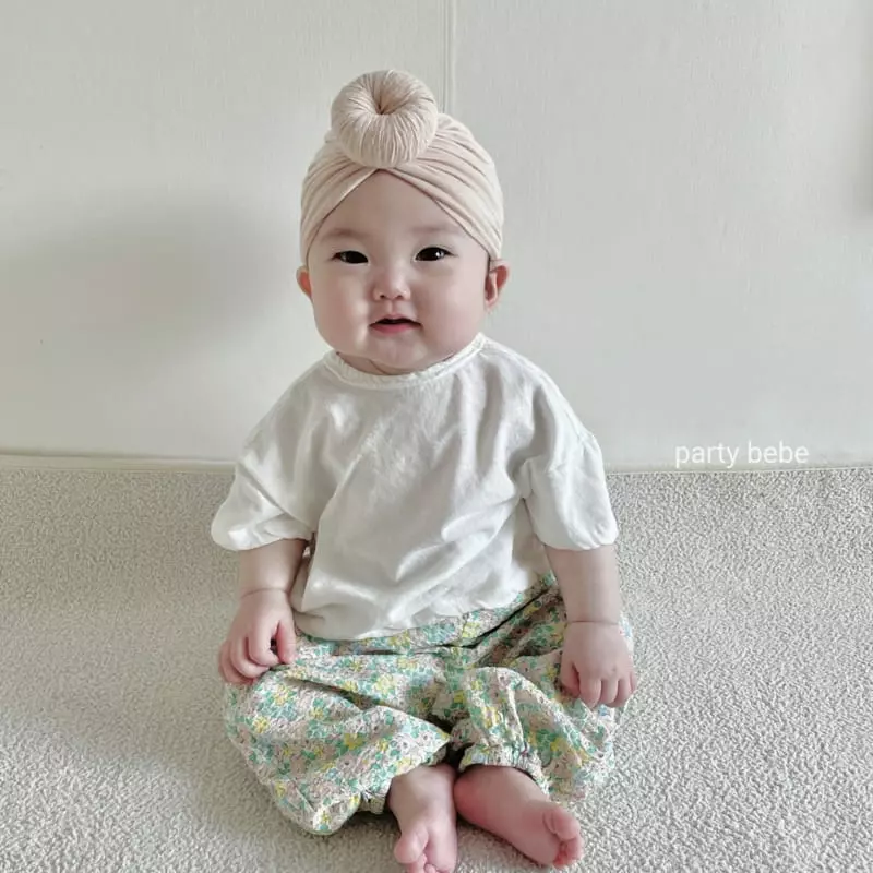 Party Kids - Korean Baby Fashion - #babyootd - Flower Pants - 7