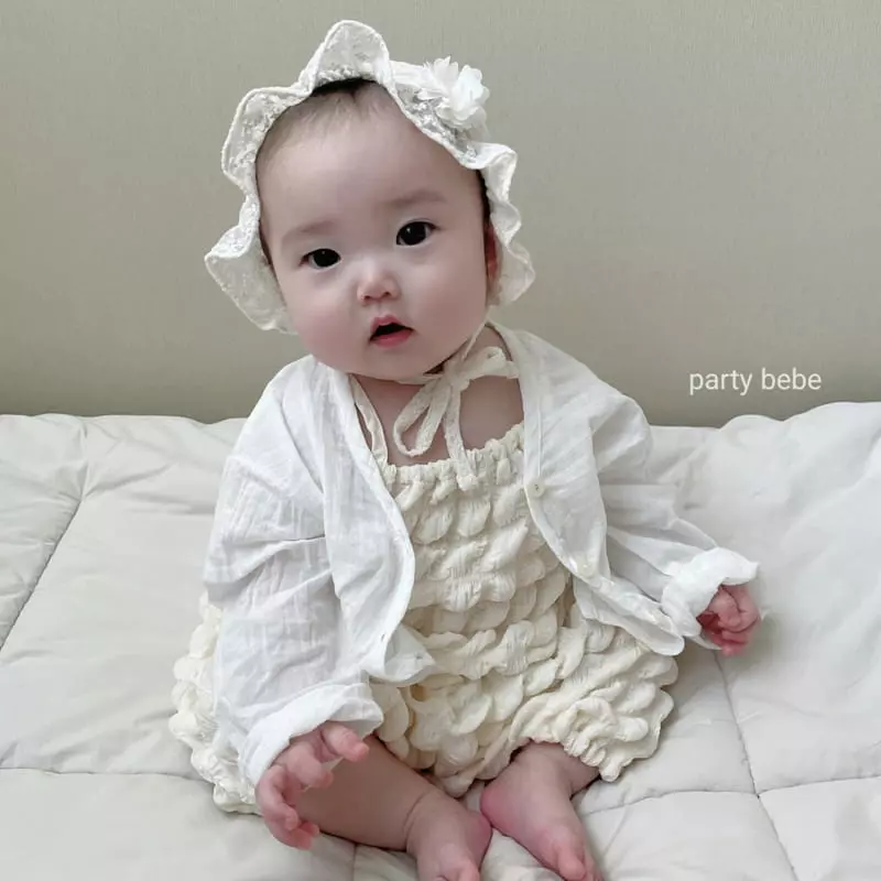 Party Kids - Korean Baby Fashion - #babyootd - Tailor Romper - 2