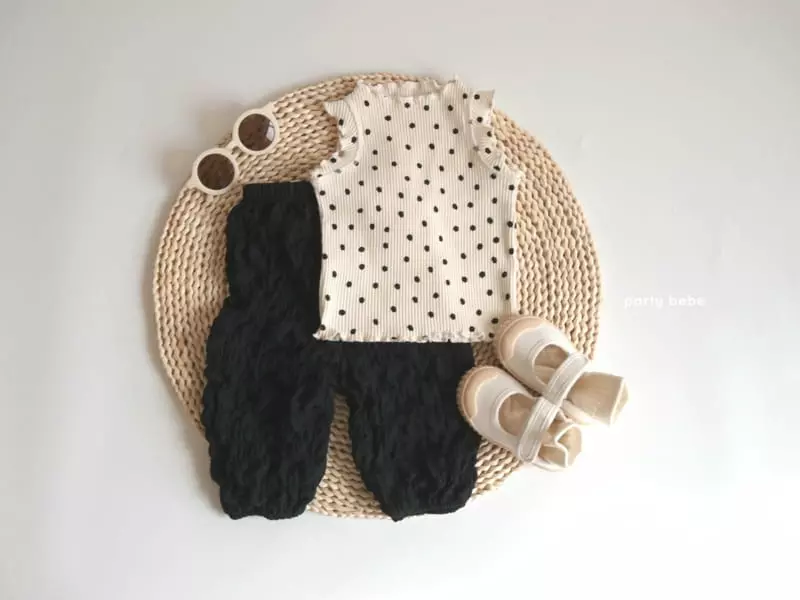 Party Kids - Korean Baby Fashion - #babyoutfit - Coco Shoulder Tee - 2