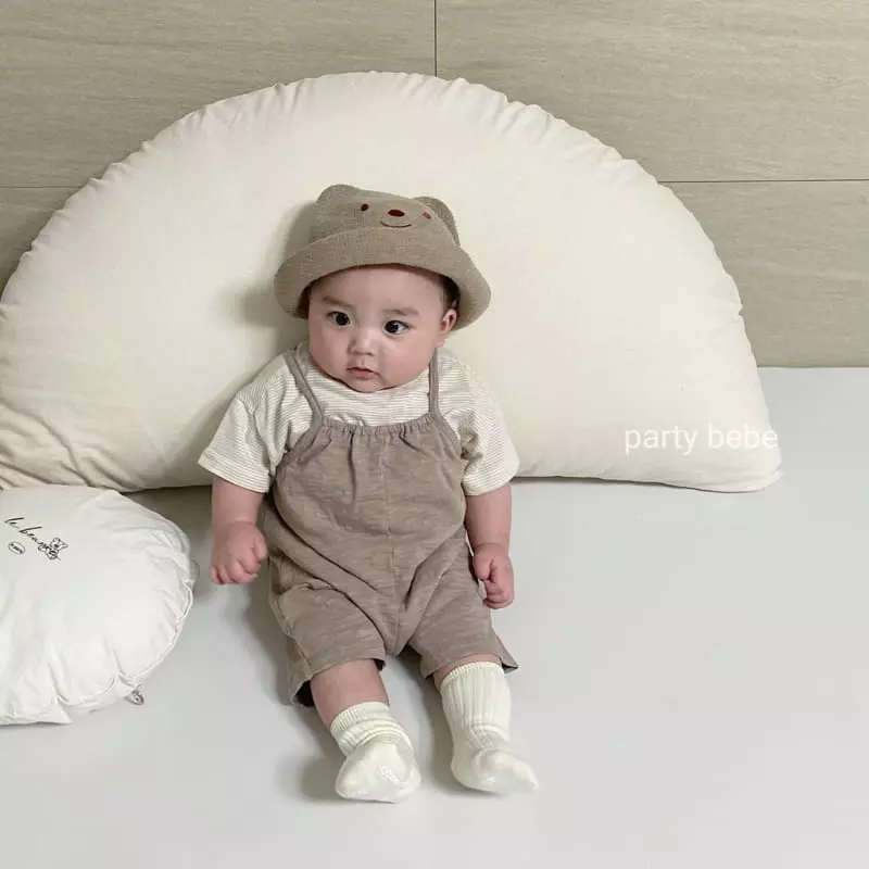 Party Kids - Korean Baby Fashion - #babyoutfit - Cheese Tee
