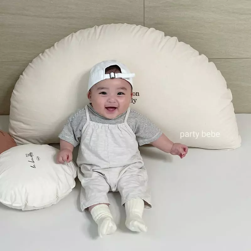 Party Kids - Korean Baby Fashion - #babyoutfit - Cheese Tee - 2