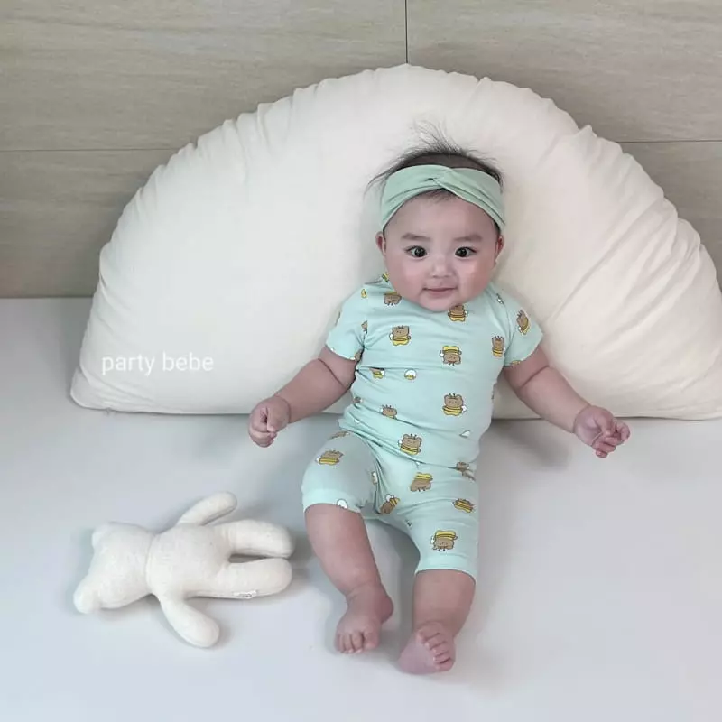 Party Kids - Korean Baby Fashion - #babyoutfit - Honey Bee Easywear - 2