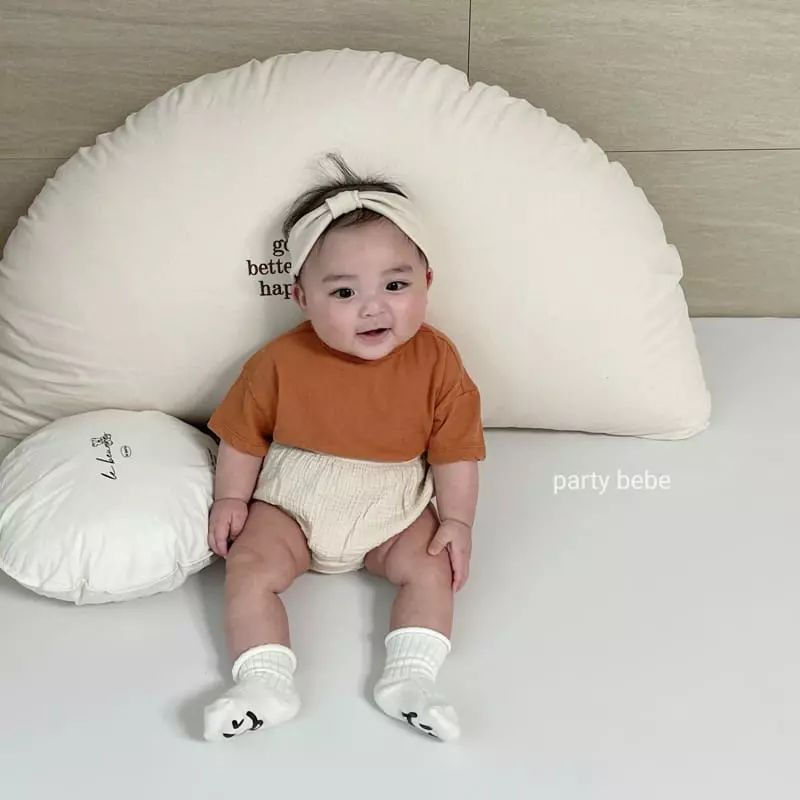 Party Kids - Korean Baby Fashion - #babyoutfit - Pom Pom Bloomer - 6