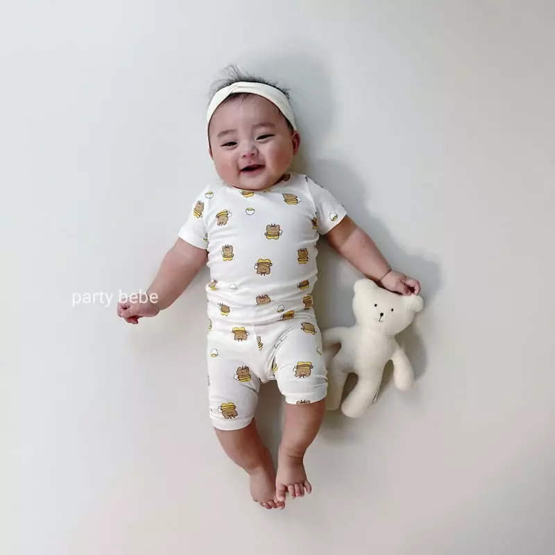 Party Kids - Korean Baby Fashion - #babyoutfit - Honey Bee Easywear - 4
