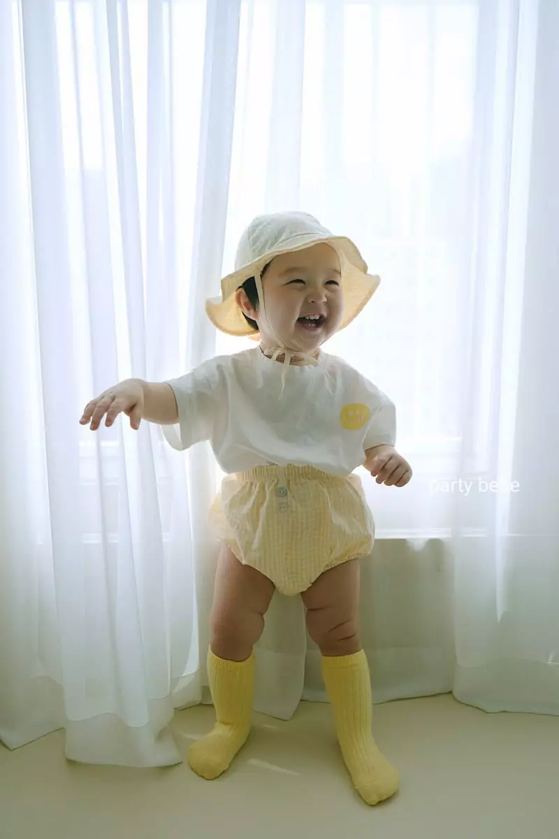 Party Kids - Korean Baby Fashion - #babywear - Maman Top Bloomer with Bucket Hat - 4