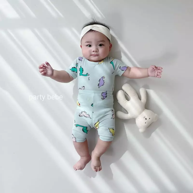 Party Kids - Korean Baby Fashion - #onlinebabyboutique - Dino Easywear - 2
