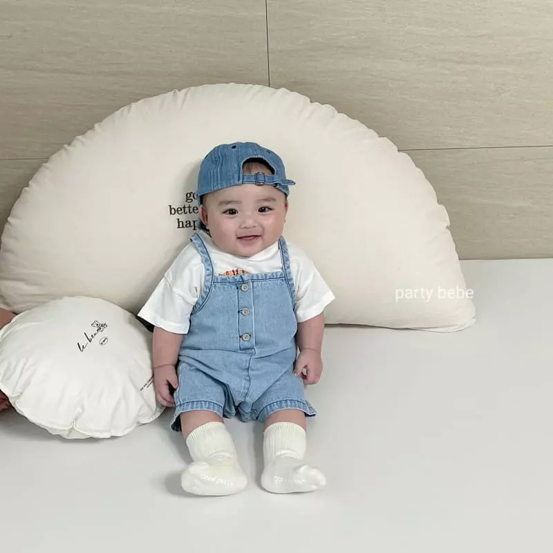 Party Kids - Korean Baby Fashion - #onlinebabyboutique - Ggongi Overalls - 4