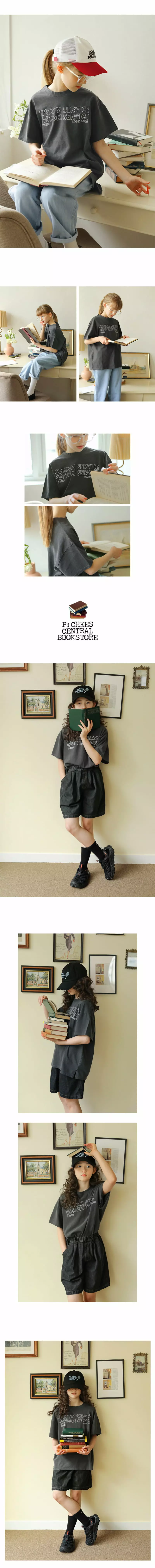 Peach-Cream - Korean Junior Fashion - #littlefashionista - Ant Tee - 2