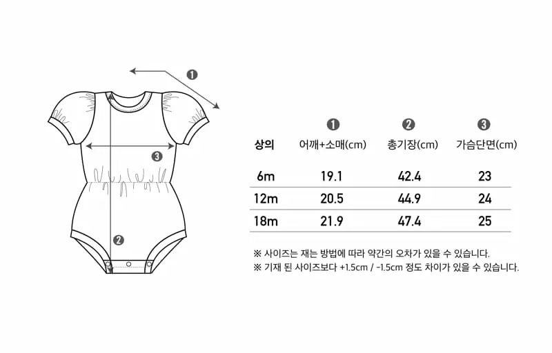 Peekaboo - Korean Baby Fashion - #babyoninstagram - Ciel Bodysuit - 5