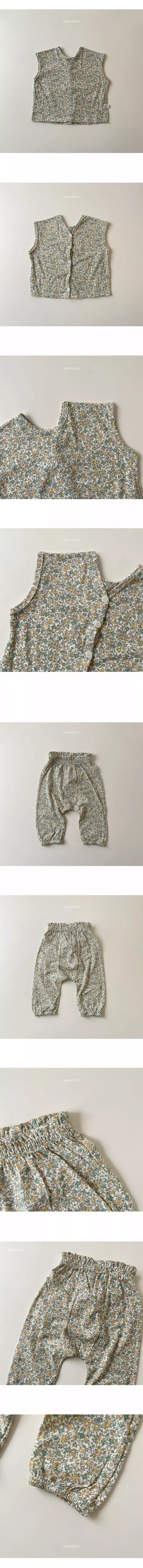 Peekaboo - Korean Baby Fashion - #onlinebabyboutique - Flower Baby Easywear - 3
