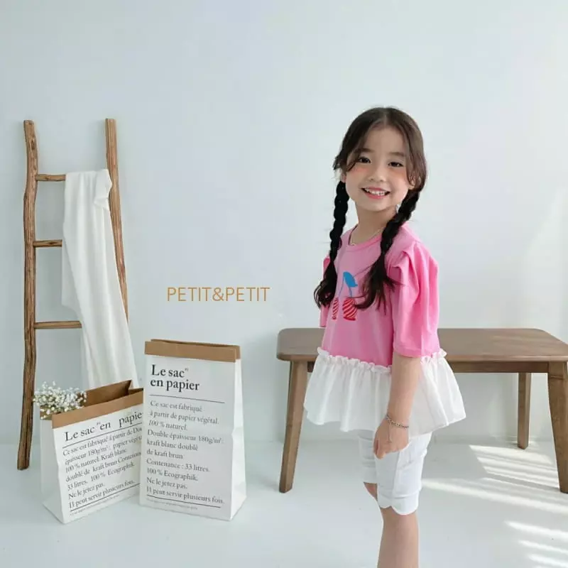 Petit & Petit - Korean Children Fashion - #childofig - Cherry Puff Tee - 11