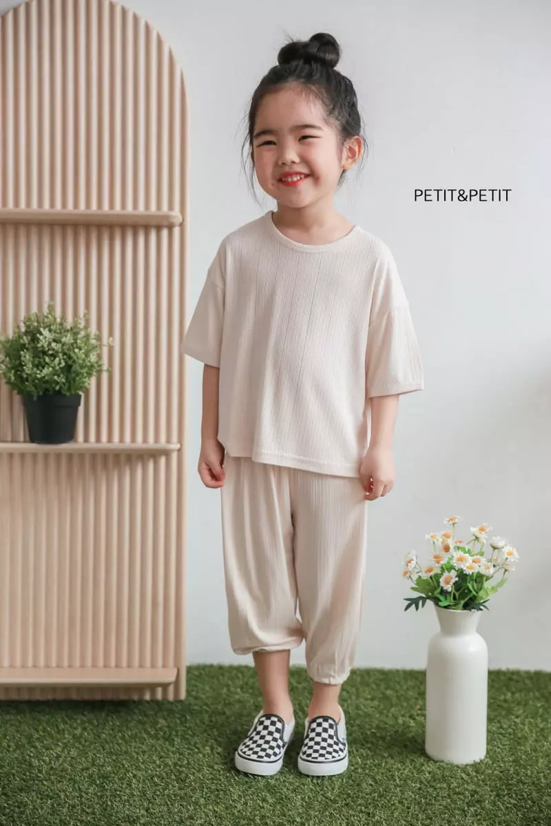Petit & Petit - Korean Children Fashion - #childofig - Chalrang Top Bottom Set - 8