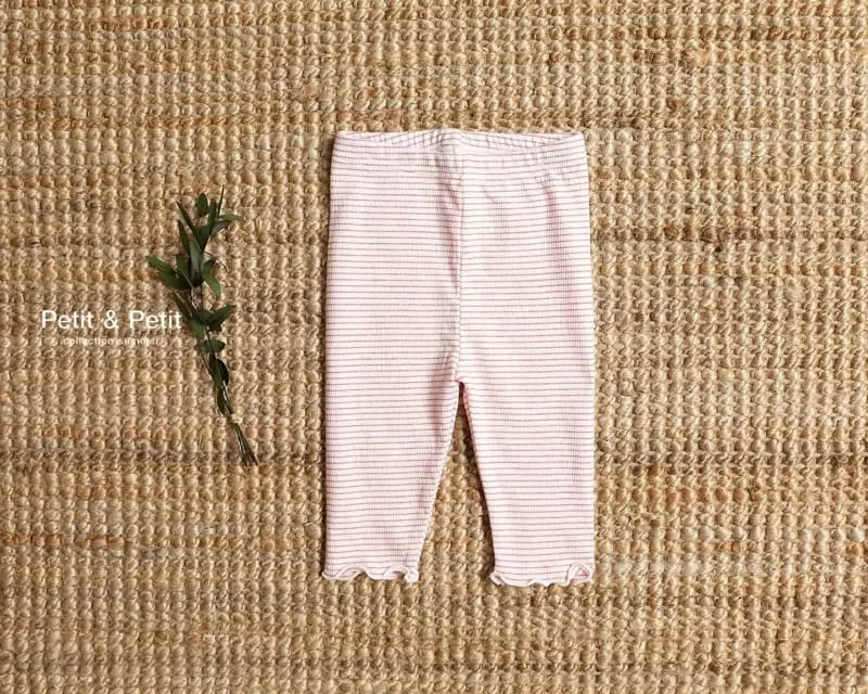 Petit & Petit - Korean Children Fashion - #childofig - Stripes Leggings - 2