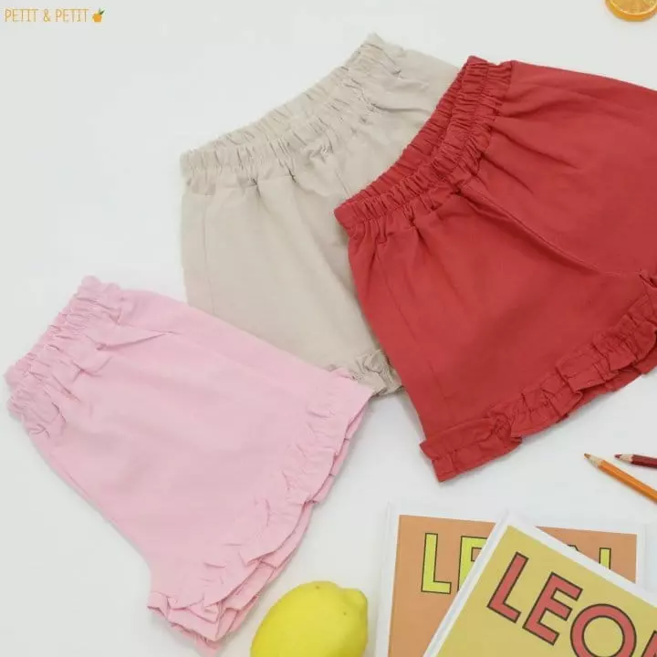 Petit & Petit - Korean Children Fashion - #childofig - Frill Shorts - 4
