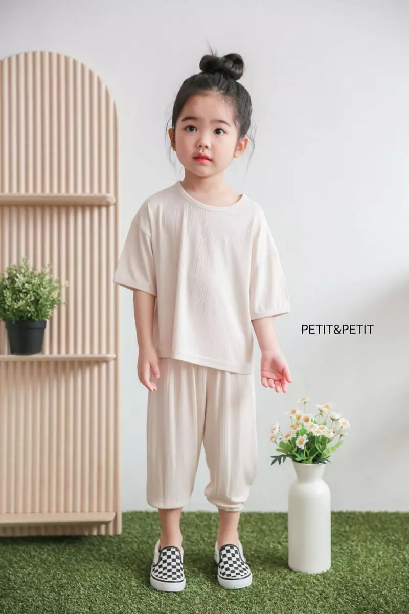 Petit & Petit - Korean Children Fashion - #childrensboutique - Chalrang Top Bottom Set - 9