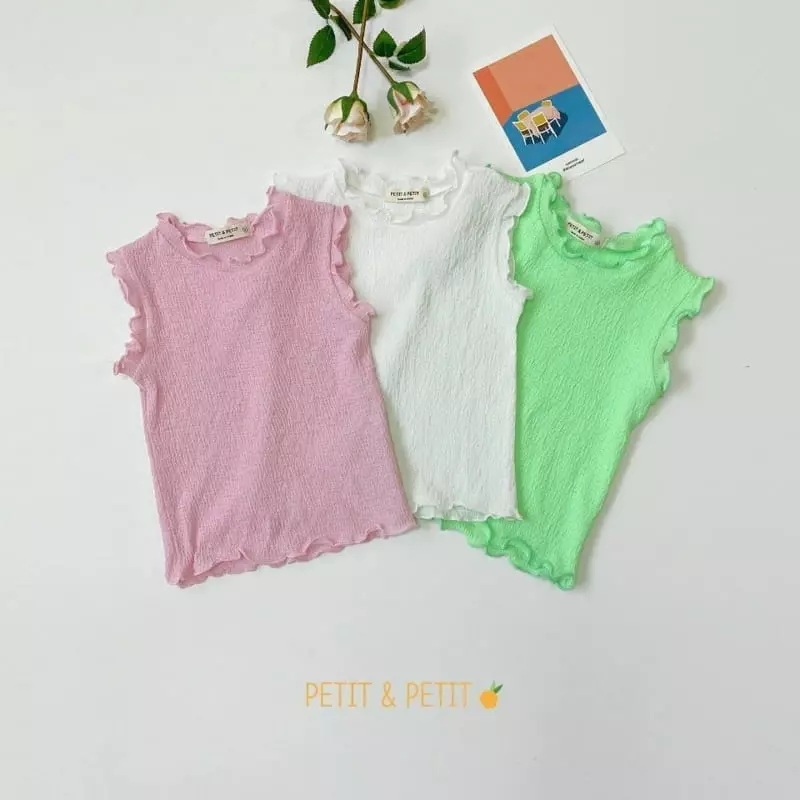 Petit & Petit - Korean Children Fashion - #childrensboutique - Terry Sleeveless - 2