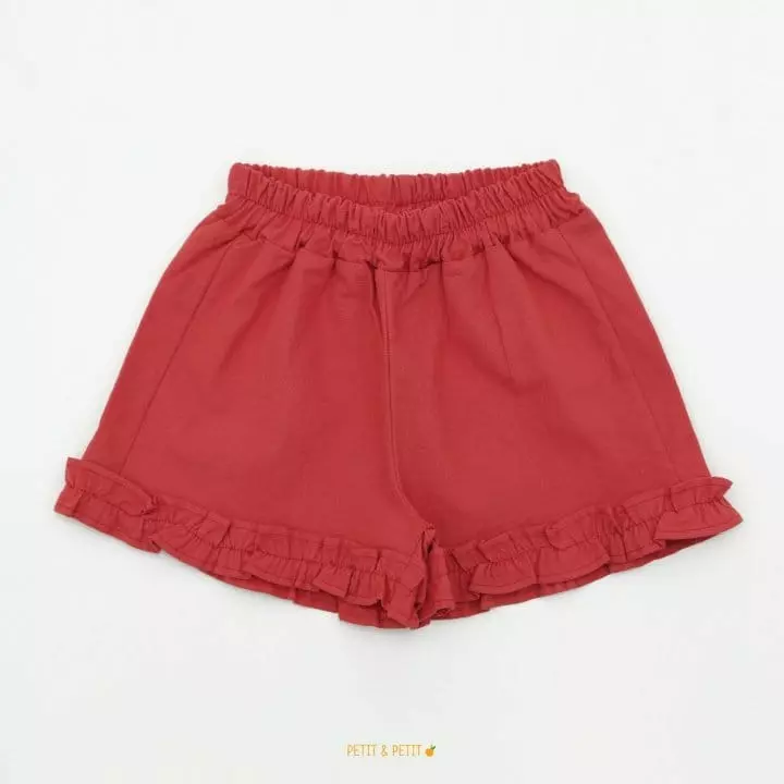 Petit & Petit - Korean Children Fashion - #designkidswear - Frill Shorts - 5