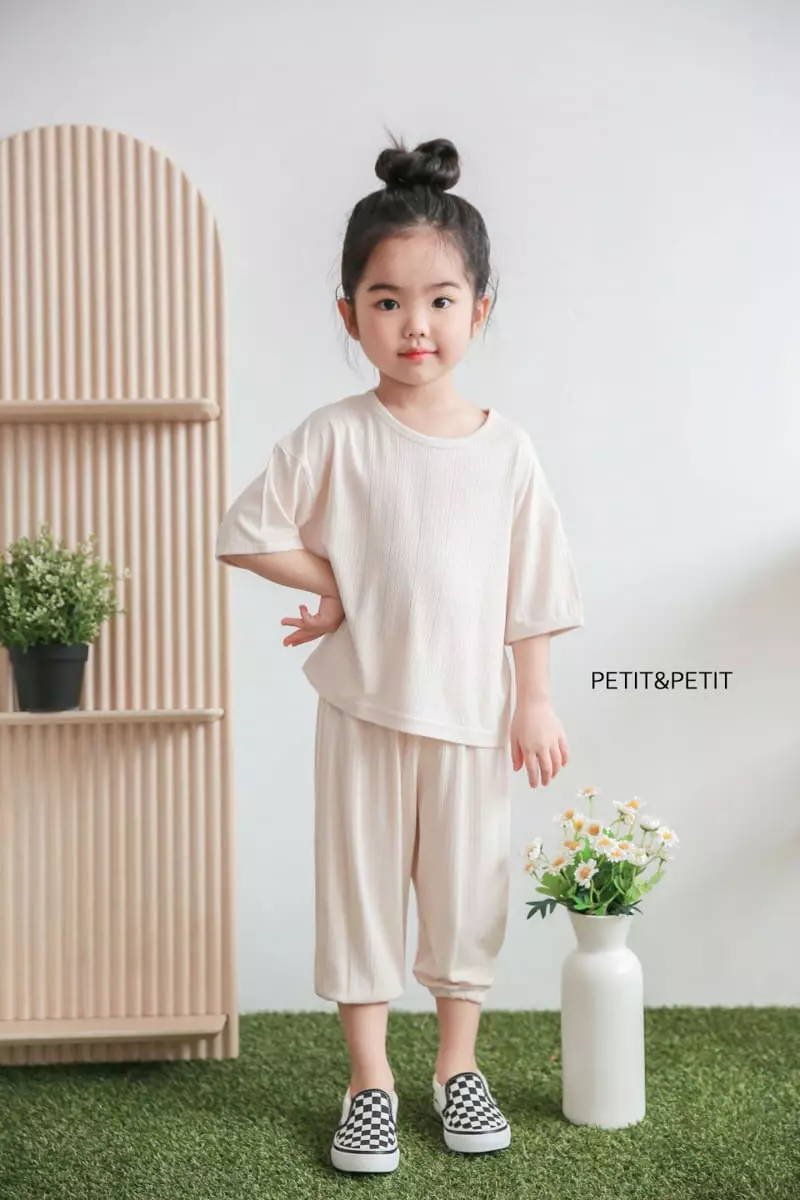 Petit & Petit - Korean Children Fashion - #designkidswear - Chalrang Top Bottom Set - 10
