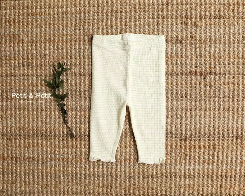 Petit & Petit - Korean Children Fashion - #childrensboutique - Stripes Leggings - 4