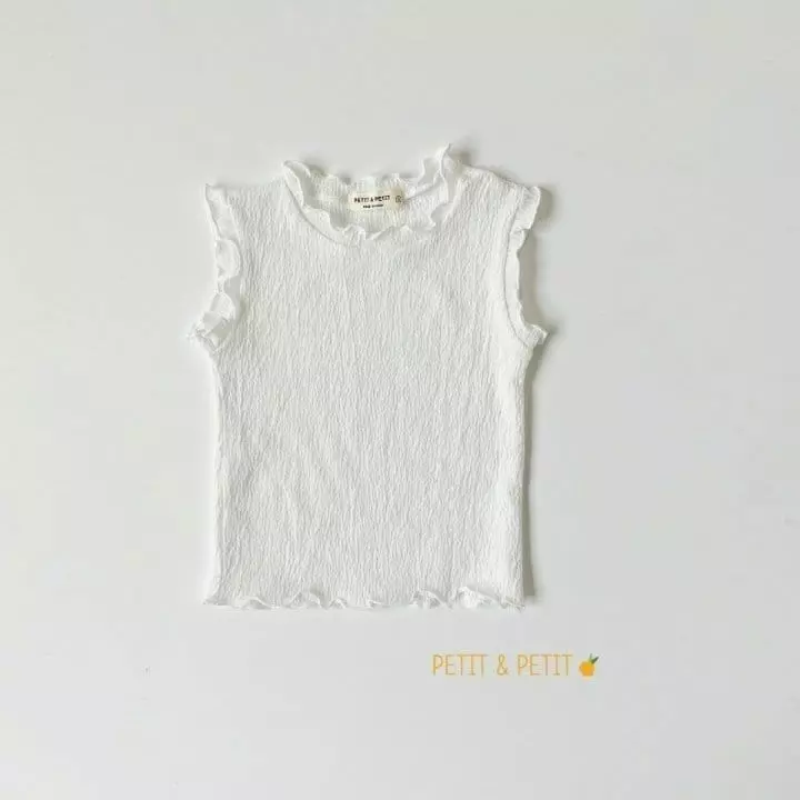 Petit & Petit - Korean Children Fashion - #designkidswear - Terry Sleeveless - 3