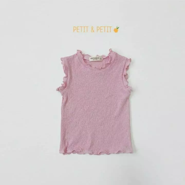 Petit & Petit - Korean Children Fashion - #fashionkids - Terry Sleeveless - 5