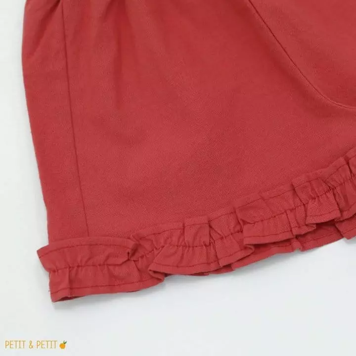 Petit & Petit - Korean Children Fashion - #kidsshorts - Frill Shorts - 8