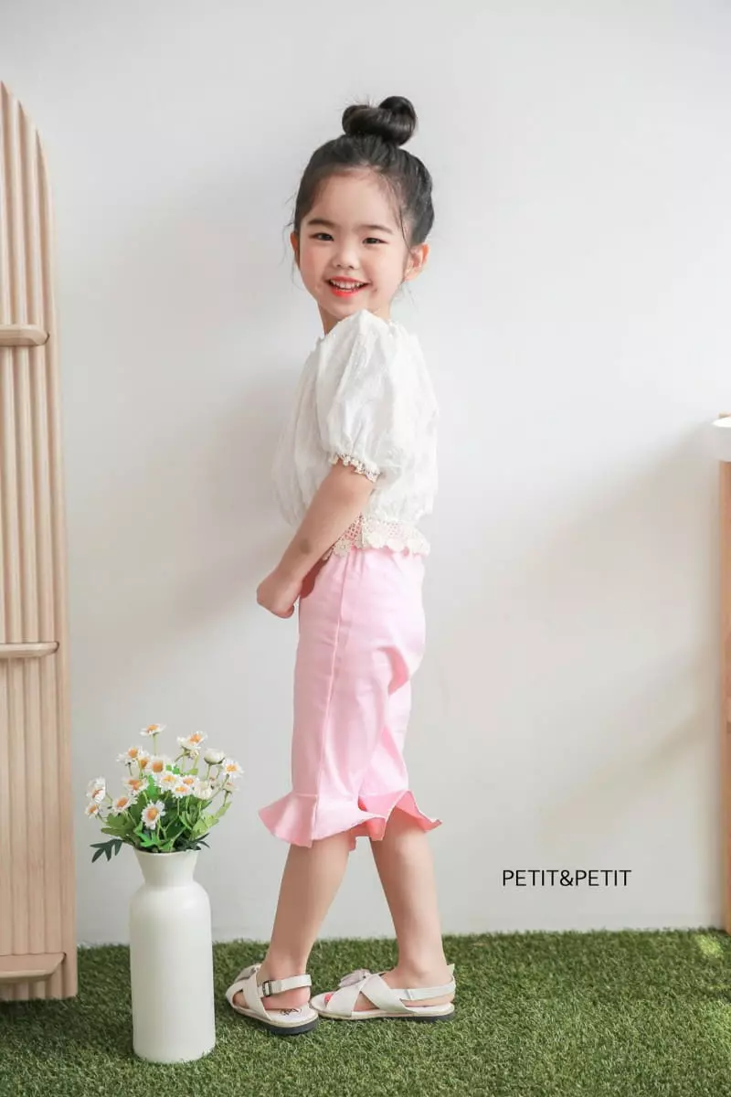 Petit & Petit - Korean Children Fashion - #kidsshorts - Lace Blouse - 12