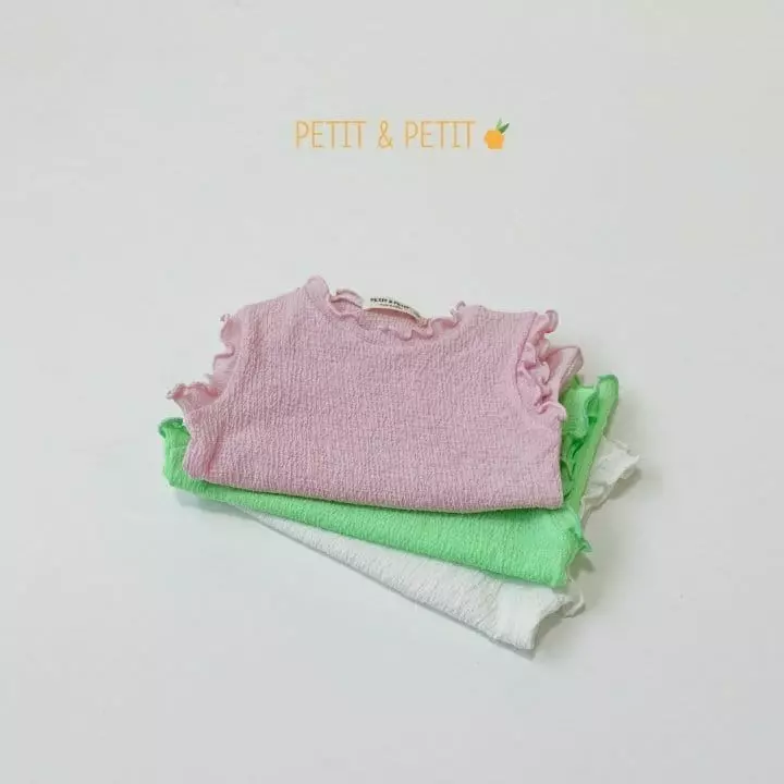Petit & Petit - Korean Children Fashion - #kidsshorts - Terry Sleeveless - 6